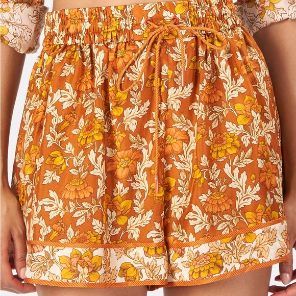 zimmermann andie relaxed short in terracotta - Picture 8 of 13
